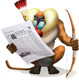 Baboon-Newspaper